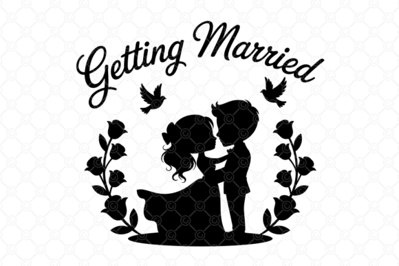 Celebrate Your Big Day: The Perfect Wedding Couple SVG