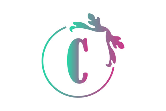 Elegant Branding with Monogram Illustration Wedding C