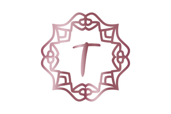 Elegant Monogram Illustration Wedding Initials for Timeless Design