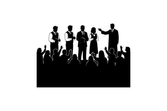 Elegant Silhouette Clip Art: A Modern Design Foundation