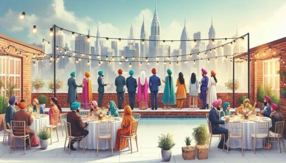 Rooftop Skyline Wedding: A Designer's Urban Escape
