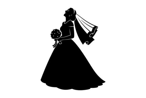 The Timeless Appeal of a Bride in Wedding Dress Holding Bouquet