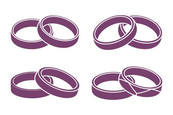 Wedding Rings Jewelry Vector Design: Elegant Assets for Your Projects