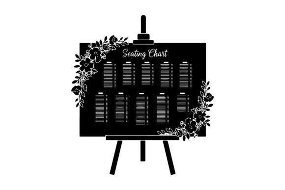 Wedding Seating Chart Vector Illustration: Your Design Blueprint
